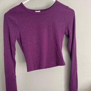 Garage purple long sleeve